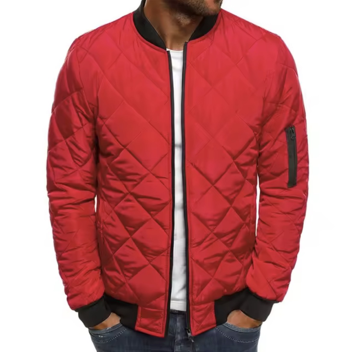 Mens Lightweight Puffer Jacket